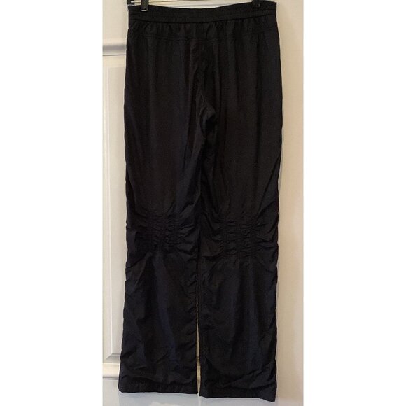 Tail Tech Pants Size Small Black Nylon Blend Athletic Rouched Legs Gym Tie Waist - Picture 5 of 14